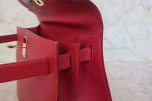 画像をギャラリービューアに読み込む, HERMES／エルメス ケリー28 クシュベル ルージュヴィフ 〇W刻印 ショルダーバッグ 800020020
