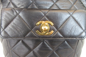CHANEL/シャネル マトラッセチェーンリュック ラムスキン ブラック/ゴールド金具 リュック 700080167