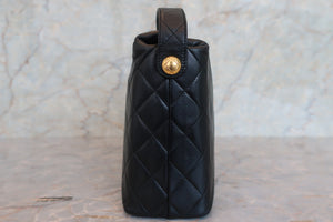 CHANEL/シャネル マトラッセショルダーバッグ ラムスキン ブラック/ゴールド金具 ショルダーバッグ 700070241