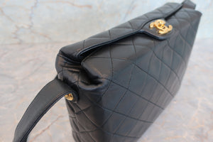 CHANEL/シャネル マトラッセショルダーバッグ ラムスキン ブラック/ゴールド金具 ショルダーバッグ 700070241