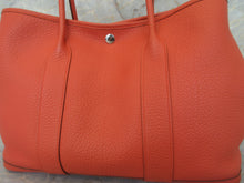 将图片加载到图库查看器，HERMES GARDEN PARTY PM Negonda leather Sanguine □P刻印 Tote bag 600120042
