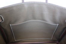 Load image into Gallery viewer, HERMES BIRKIN 25 Togo leather Etoupe gray D Engraving Hand bag 700060108
