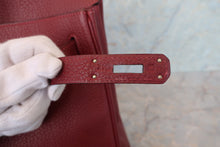 画像をギャラリービューアに読み込む, HERMES／エルメス バーキン40 トリヨンクレマンス ルージュアッシュ □E刻印 ハンドバッグ 700110094
