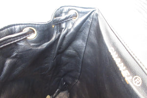 CHANEL/シャネル マトラッセチェーンリュック ラムスキン ブラック/ゴールド金具 リュック 700080167