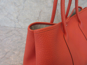 HERMES GARDEN PARTY PM Negonda leather Sanguine □P刻印 Tote bag 600120042