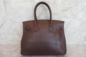 HERMES／エルメス バーキン30 エヴァーグレイン ブラウン □K刻印 ハンドバッグ 700050281