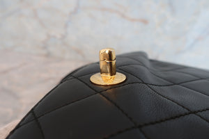 CHANEL/シャネル マトラッセショルダーバッグ ラムスキン ブラック/ゴールド金具 ショルダーバッグ 700070241