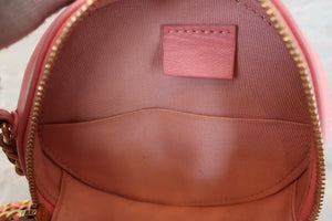 CHANEL/シャネル マトラッセラウンドチェーンショルダーバッグ ラムスキン ピンク/ゴールド金具 ショルダーバッグ 700090023