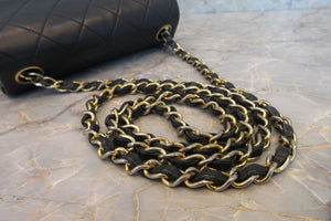 CHANEL/シャネル ミニマトラッセシングルフラップチェーンショルダーバッグ ラムスキン ネイビー/ゴールド金具 ショルダーバッグ 700070225