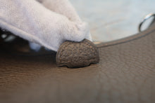 将图片加载到图库查看器，HERMES  EVELYNE TPM Clemence leather Etain A刻印 Shoulder bag 800070134
