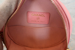 CHANEL/シャネル マトラッセラウンドチェーンショルダーバッグ ラムスキン ピンク/ゴールド金具 ショルダーバッグ 700090023