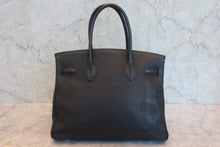 画像をギャラリービューアに読み込む, HERMES／エルメス バーキン30 トゴ ブラック □K刻印 ハンドバッグ 800020022

