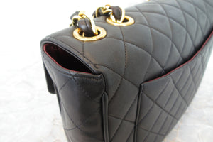 CHANEL/シャネル 中マトラッセシングルフラップチェーンショルダーバッグ ラムスキン ブラック/ゴールド金具 ショルダーバッグ 700080168