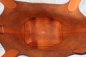 HERMES／エルメス ピコタンＰＭ トリヨンクレマンス オレンジ ハンドバッグ 700020210