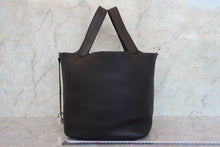 画像をギャラリービューアに読み込む, HERMES／エルメス ピコタンロックGM トリヨンクレマンス ブラック □Q刻印 ハンドバッグ 700110091
