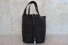 画像をギャラリービューアに読み込む, HERMES／エルメス ピコタンロックGM トリヨンクレマンス ブラック □Q刻印 ハンドバッグ 700110091
