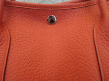 将图片加载到图库查看器，HERMES GARDEN PARTY PM Negonda leather Sanguine □P刻印 Tote bag 600120042
