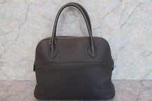 将图片加载到图库查看器，HERMES／BOLIDE 31 Clemence leather Graphite □L刻印 Hand bag 600090069
