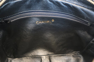 CHANEL/シャネル ココマークフリンジチェーンショルダーバッグ ラムスキン ブラック/ゴールド金具 ショルダーバッグ 600110193