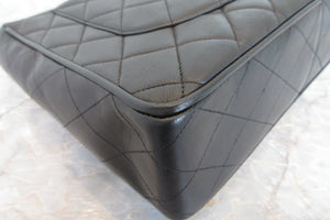 CHANEL/シャネル 中マトラッセシングルフラップチェーンショルダーバッグ ラムスキン ブラック/ゴールド金具 ショルダーバッグ 700080168