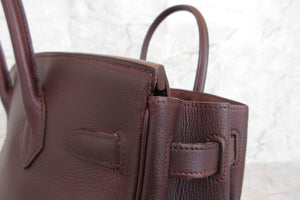 HERMES／エルメス バーキン30 エヴァーグレイン ブラウン □K刻印 ハンドバッグ 700050281