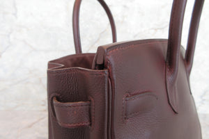 HERMES／エルメス バーキン30 エヴァーグレイン ブラウン □K刻印 ハンドバッグ 700050281