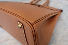 将图片加载到图库查看器，HERMES BIRKIN 35 Graine Couchevel leather Gold ○Z刻印 Hand bag 800080016
