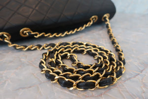 CHANEL Big Matelasse single flap chain shoulder bag Lambskin Black/Gold hadware Shoulder bag 600060168