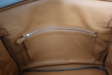 Load image into Gallery viewer, HERMES BIRKIN 35 Arlequin Clemence leather Ultravaiolet/Etain/Blue lin/Etoupe gray/Blue obscurs/Gold □Q Engraving Hand bag 700100062
