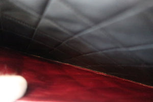 CHANEL/シャネル デカマトラッセシングルフラップチェーンショルダーバッグ ラムスキン ブラック/ゴールド金具 ショルダーバッグ 600060168