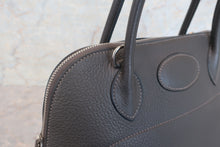 将图片加载到图库查看器，HERMES／BOLIDE 31 Clemence leather Graphite □L刻印 Hand bag 600090069
