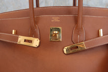 将图片加载到图库查看器，HERMES BIRKIN 35 Graine Couchevel leather Gold ○Z刻印 Hand bag 800080016
