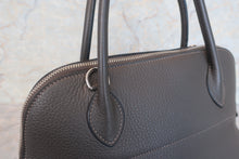 将图片加载到图库查看器，HERMES／BOLIDE 31 Clemence leather Graphite □L刻印 Hand bag 600090069
