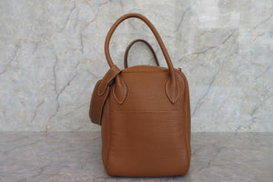 HERMES／エルメス リンディ34 トリヨンクレマンス ゴールド □N刻印 ショルダーバッグ 700070018
