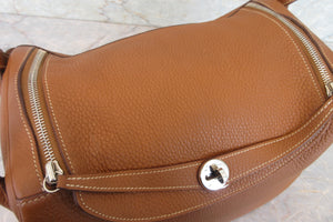 HERMES／エルメス リンディ34 トリヨンクレマンス ゴールド □N刻印 ショルダーバッグ 700070018