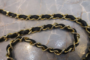 CHANEL/シャネル マトラッセWフラップWチェーンショルダーバッグ ラムスキン ブラック/ゴールド金具 ショルダーバッグ 700080018