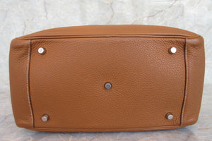 HERMES／エルメス リンディ34 トリヨンクレマンス ゴールド □N刻印 ショルダーバッグ 700070018