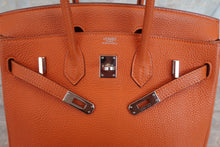 画像をギャラリービューアに読み込む, HERMES／エルメス バーキン25 トゴ オレンジ □I刻印 ハンドバッグ 700060078
