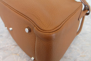 HERMES／エルメス リンディ34 トリヨンクレマンス ゴールド □N刻印 ショルダーバッグ 700070018