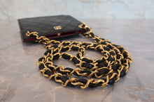 Load image into Gallery viewer, CHANEL Matelasse chain shoulder bag Lambskin Black/Gold hadware Shoulder bag 800080243
