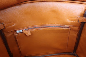 HERMES／エルメス バーキン25 トゴ オレンジ □I刻印 ハンドバッグ 700060078