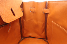 画像をギャラリービューアに読み込む, HERMES／エルメス バーキン25 トゴ オレンジ □I刻印 ハンドバッグ 700060078
