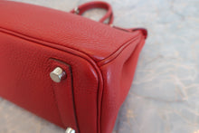 将图片加载到图库查看器，HERMES BIRKIN 25 Togo leather Rouge garance □I刻印 Hand bag 600090070
