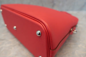 HERMES／BOLIDE 31 Epsom leather Rouge pivoine X刻印 Shoulder bag 600050109