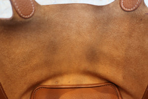 HERMES PICOTIN LOCK PM Clemence leather Gold □P刻印 Hand bag 700050065