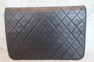 CHANEL/シャネル マトラッセチェーンショルダーバッグ ラムスキン ブラック/ゴールド金具 ショルダーバッグ 700070244