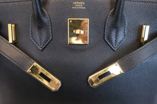 将图片加载到图库查看器，HERMES BIRKIN 30 Vache liegee leather Black □L刻印 Hand bag 600100068
