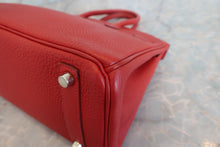 将图片加载到图库查看器，HERMES BIRKIN 25 Togo leather Rouge garance □I刻印 Hand bag 600090070
