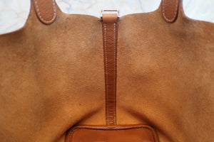 HERMES PICOTIN LOCK PM Clemence leather Gold □P刻印 Hand bag 700050065