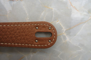 HERMES／エルメス リンディ34 トリヨンクレマンス ゴールド □N刻印 ショルダーバッグ 700070018